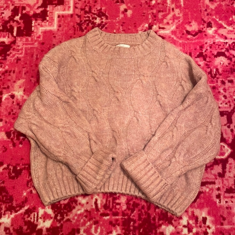 GB Gianni binni blush pink sweater size S